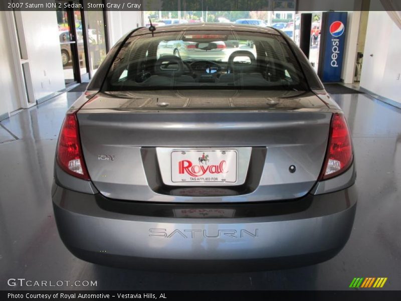 Storm Gray / Gray 2007 Saturn ION 2 Sedan
