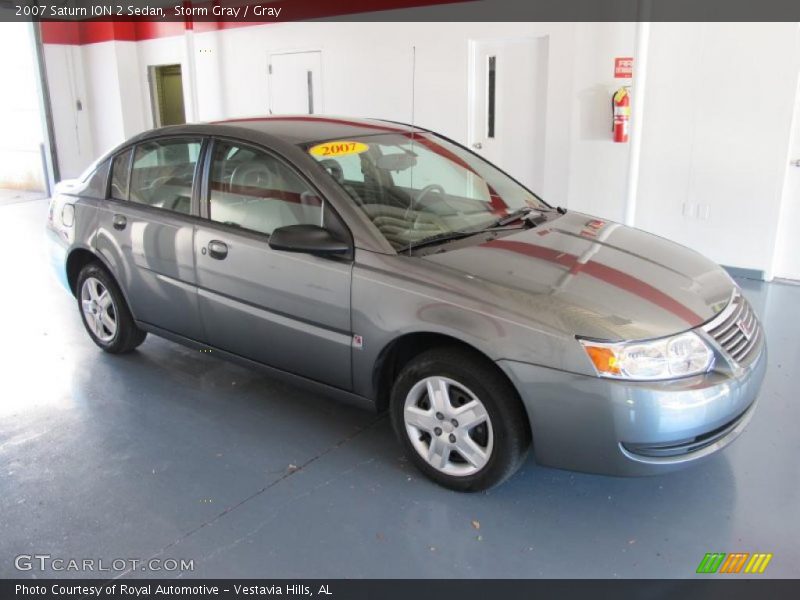 Storm Gray / Gray 2007 Saturn ION 2 Sedan