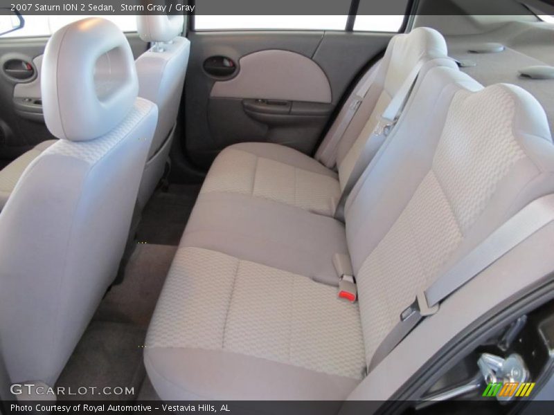Storm Gray / Gray 2007 Saturn ION 2 Sedan