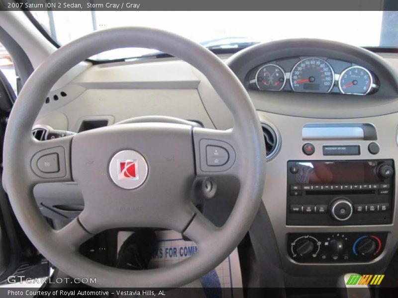 Storm Gray / Gray 2007 Saturn ION 2 Sedan