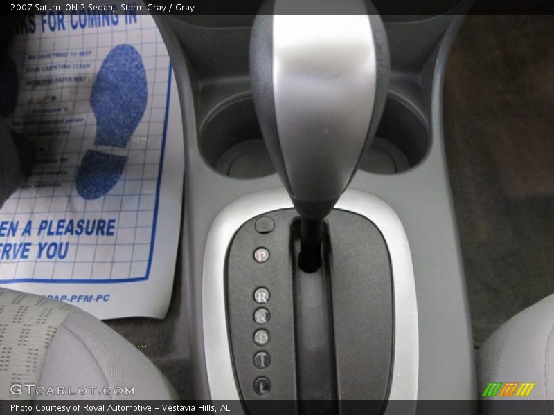 Storm Gray / Gray 2007 Saturn ION 2 Sedan