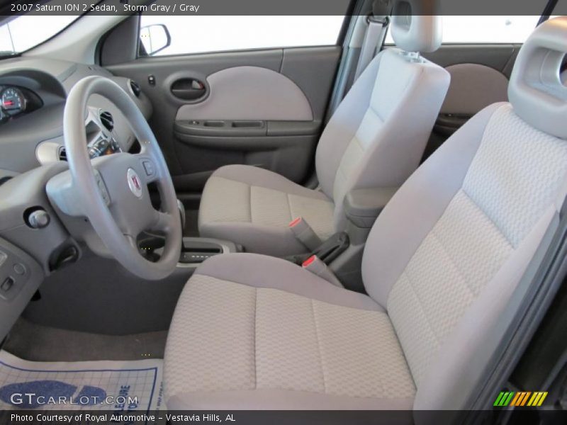 Storm Gray / Gray 2007 Saturn ION 2 Sedan