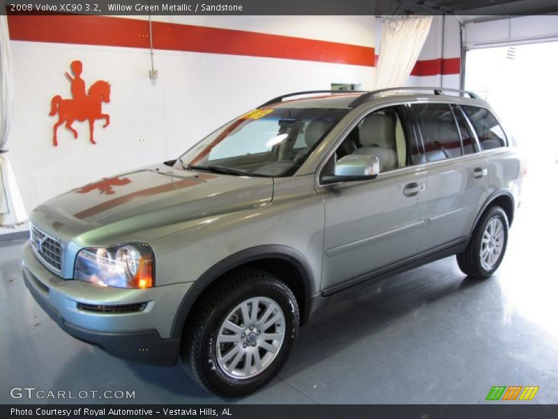 Willow Green Metallic / Sandstone 2008 Volvo XC90 3.2