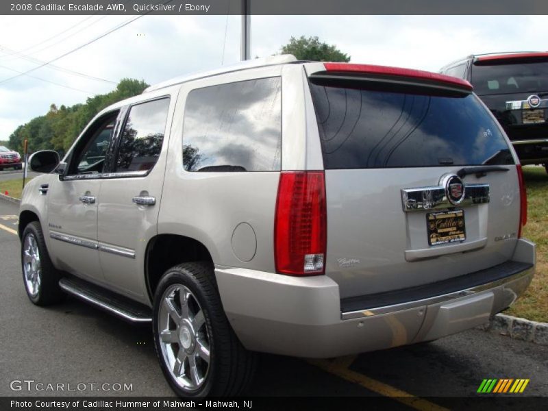 Quicksilver / Ebony 2008 Cadillac Escalade AWD