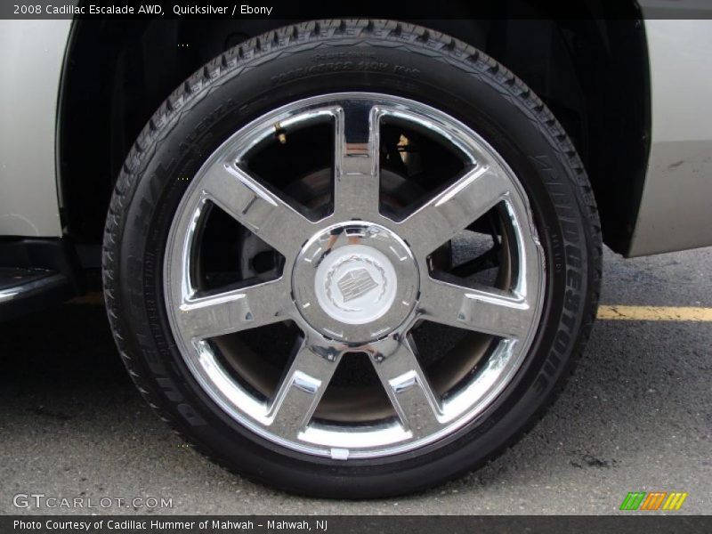 Quicksilver / Ebony 2008 Cadillac Escalade AWD