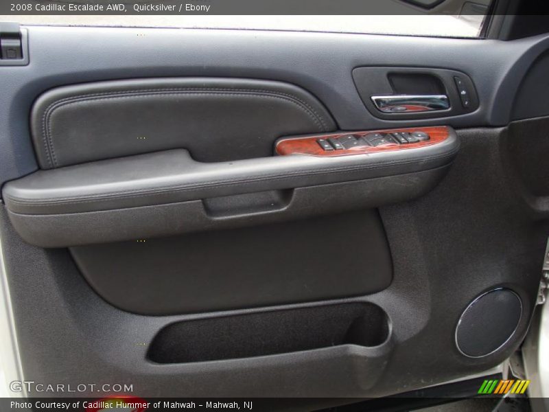 Quicksilver / Ebony 2008 Cadillac Escalade AWD