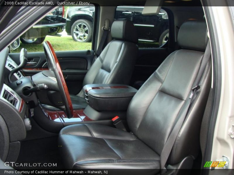 Quicksilver / Ebony 2008 Cadillac Escalade AWD