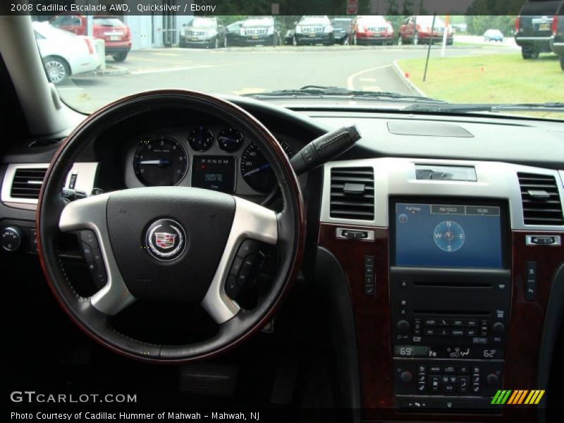 Quicksilver / Ebony 2008 Cadillac Escalade AWD