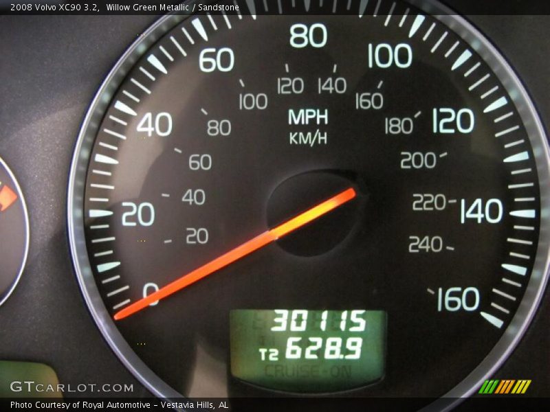 Willow Green Metallic / Sandstone 2008 Volvo XC90 3.2