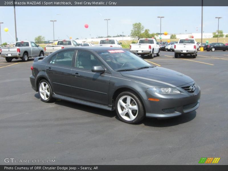 Steel Gray Metallic / Gray 2005 Mazda MAZDA6 i Sport Hatchback