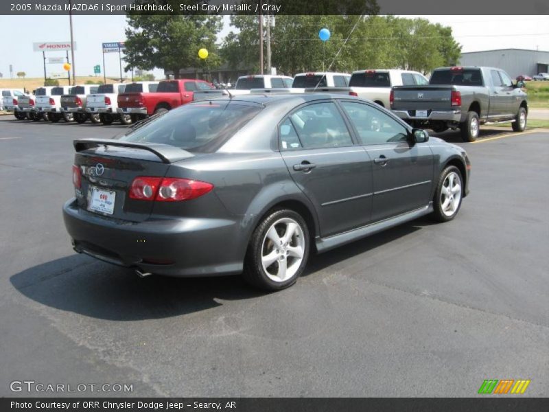 Steel Gray Metallic / Gray 2005 Mazda MAZDA6 i Sport Hatchback