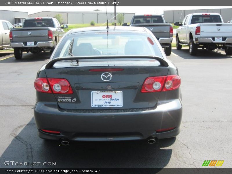 Steel Gray Metallic / Gray 2005 Mazda MAZDA6 i Sport Hatchback