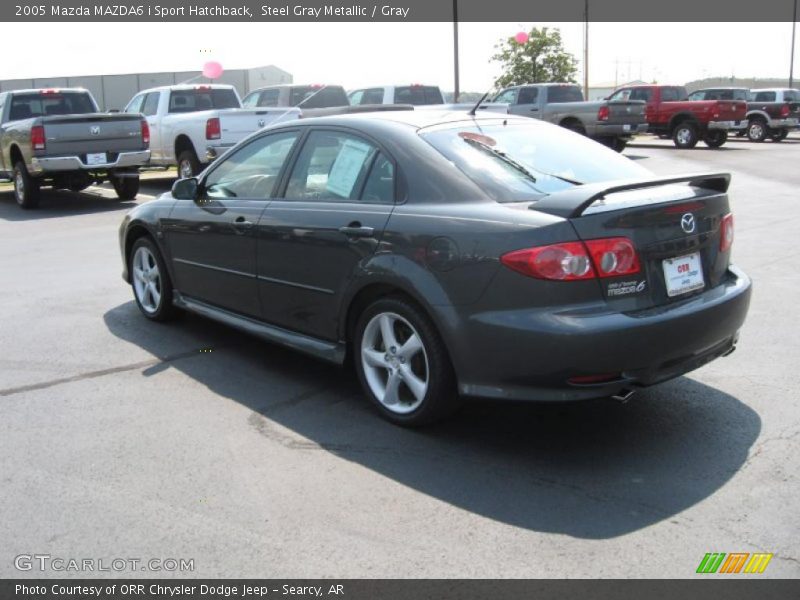Steel Gray Metallic / Gray 2005 Mazda MAZDA6 i Sport Hatchback