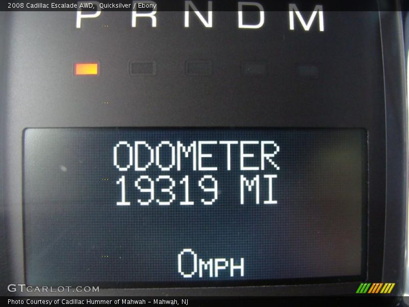 Quicksilver / Ebony 2008 Cadillac Escalade AWD