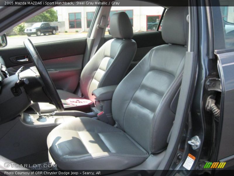 Steel Gray Metallic / Gray 2005 Mazda MAZDA6 i Sport Hatchback