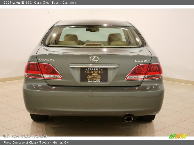 Oasis Green Pearl / Cashmere 2005 Lexus ES 330