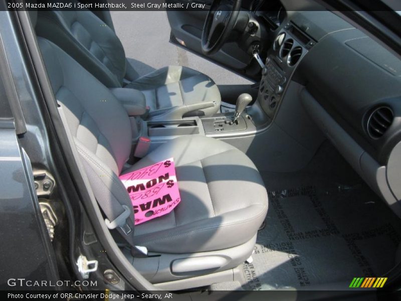 Steel Gray Metallic / Gray 2005 Mazda MAZDA6 i Sport Hatchback