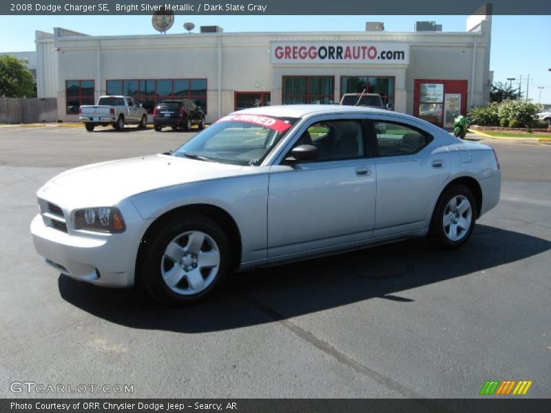 Bright Silver Metallic / Dark Slate Gray 2008 Dodge Charger SE