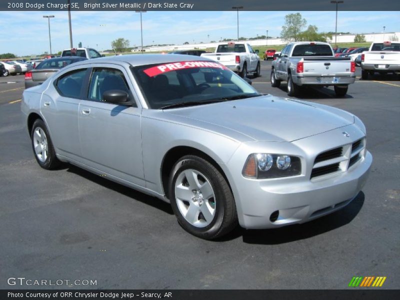 Bright Silver Metallic / Dark Slate Gray 2008 Dodge Charger SE