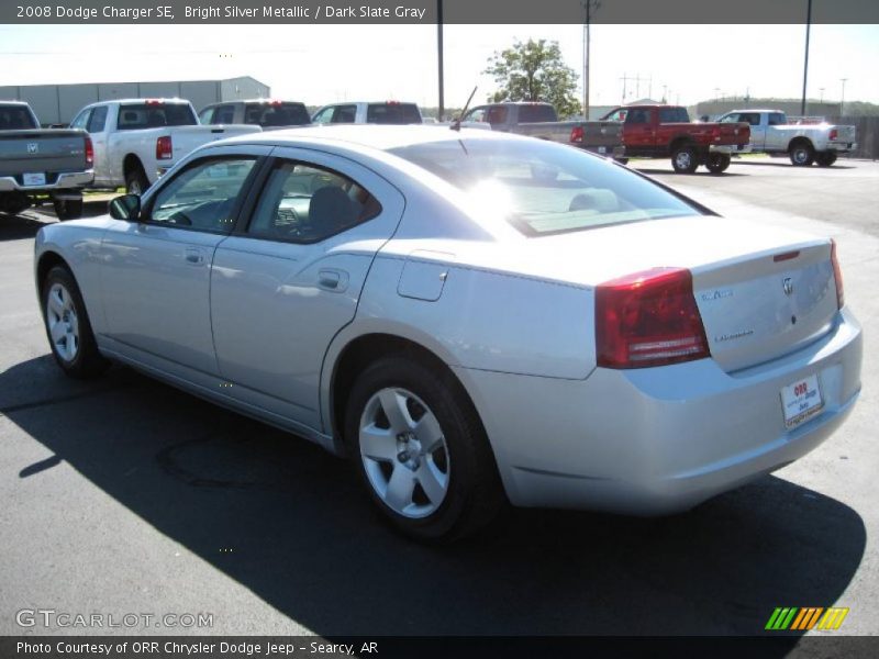 Bright Silver Metallic / Dark Slate Gray 2008 Dodge Charger SE