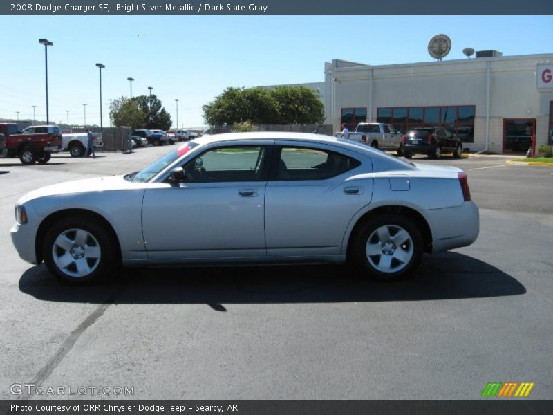 Bright Silver Metallic / Dark Slate Gray 2008 Dodge Charger SE