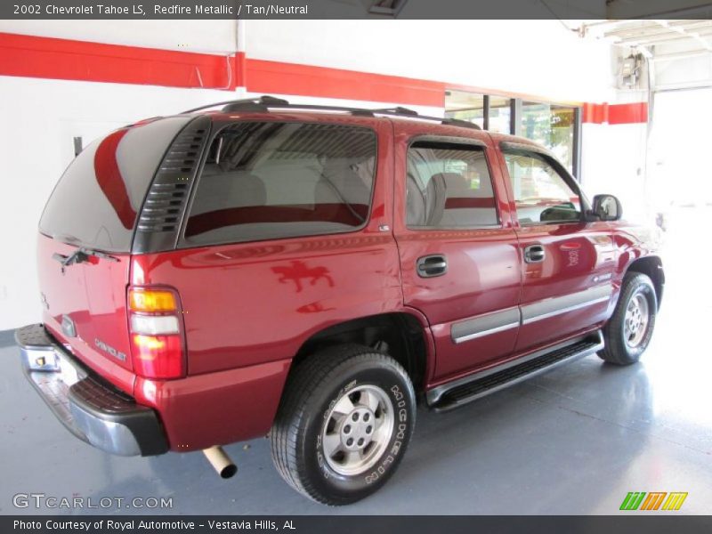 Redfire Metallic / Tan/Neutral 2002 Chevrolet Tahoe LS