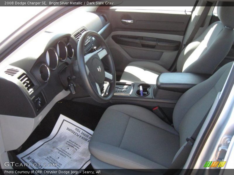 Bright Silver Metallic / Dark Slate Gray 2008 Dodge Charger SE