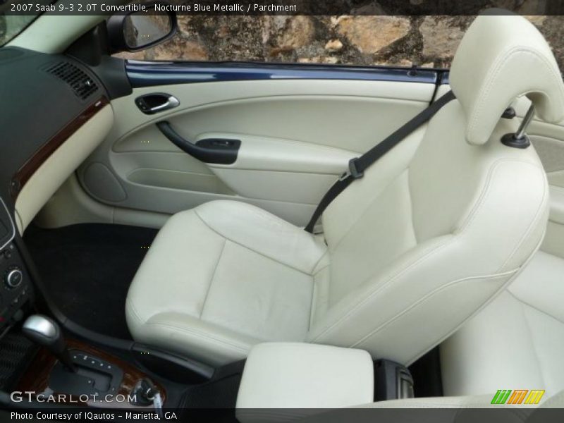 Nocturne Blue Metallic / Parchment 2007 Saab 9-3 2.0T Convertible