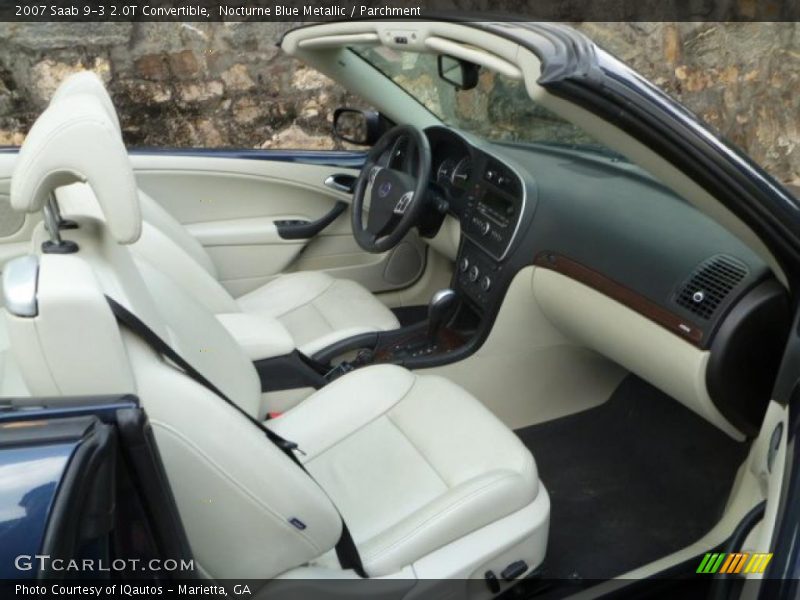 Nocturne Blue Metallic / Parchment 2007 Saab 9-3 2.0T Convertible