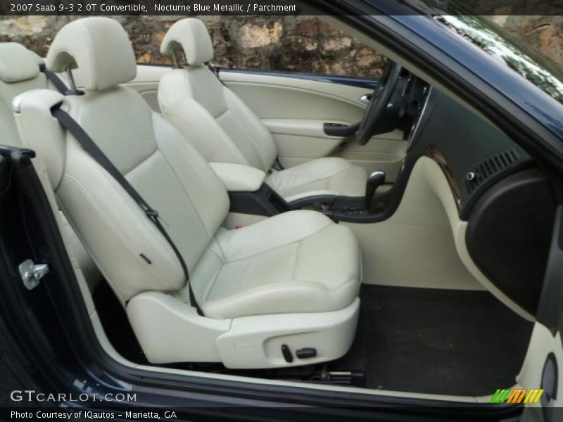 Nocturne Blue Metallic / Parchment 2007 Saab 9-3 2.0T Convertible