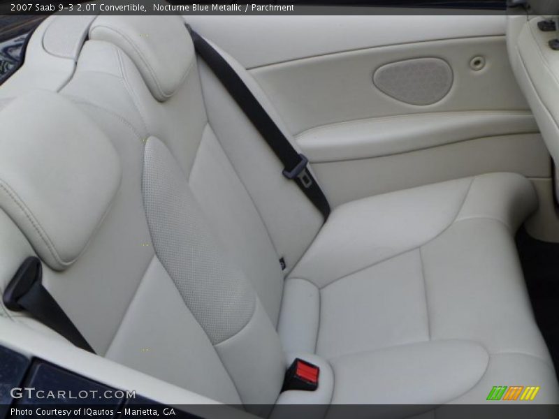 Nocturne Blue Metallic / Parchment 2007 Saab 9-3 2.0T Convertible