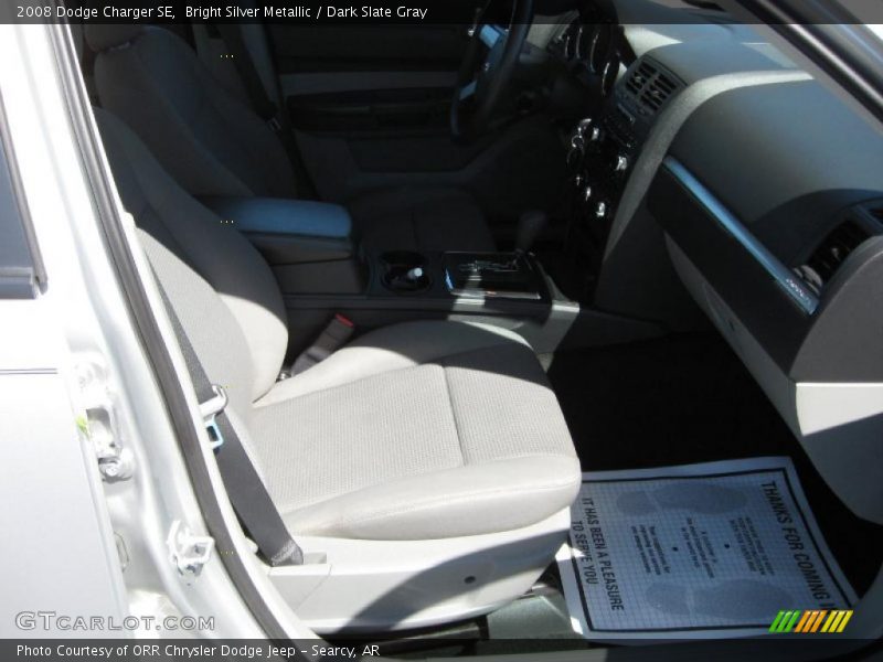 Bright Silver Metallic / Dark Slate Gray 2008 Dodge Charger SE