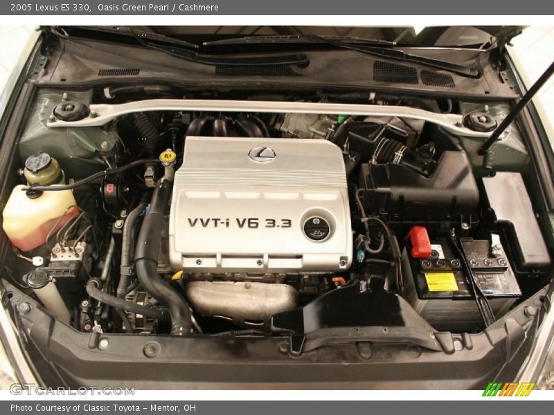 Oasis Green Pearl / Cashmere 2005 Lexus ES 330