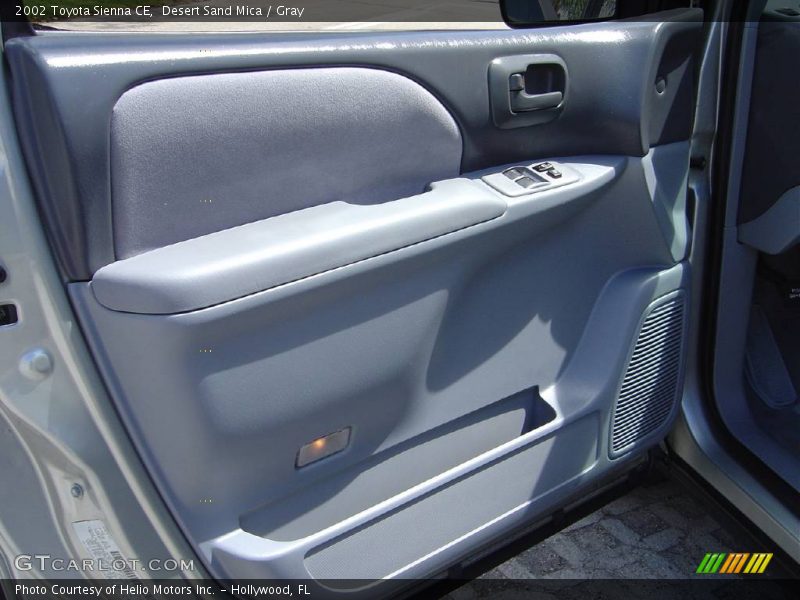 Desert Sand Mica / Gray 2002 Toyota Sienna CE