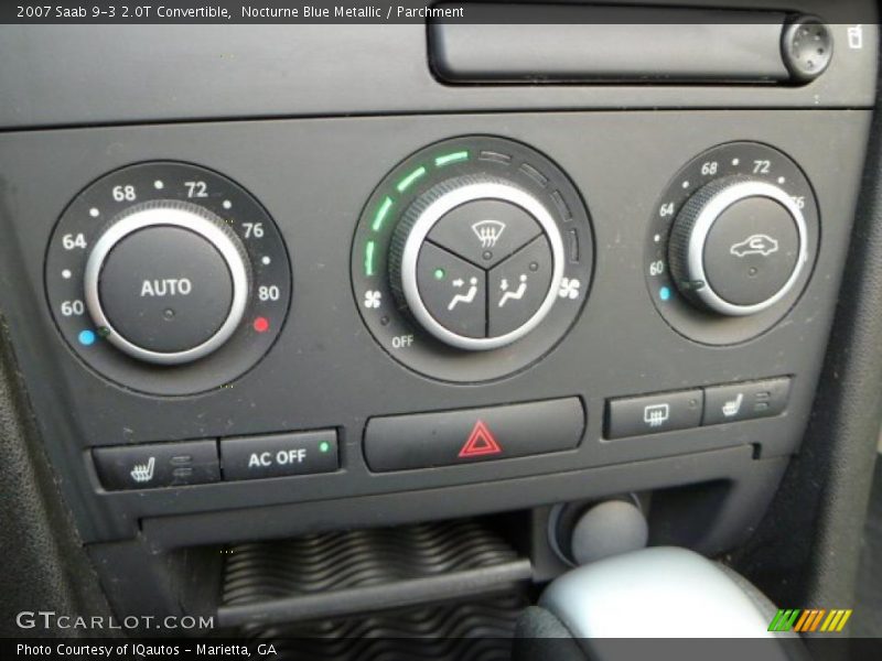 Nocturne Blue Metallic / Parchment 2007 Saab 9-3 2.0T Convertible