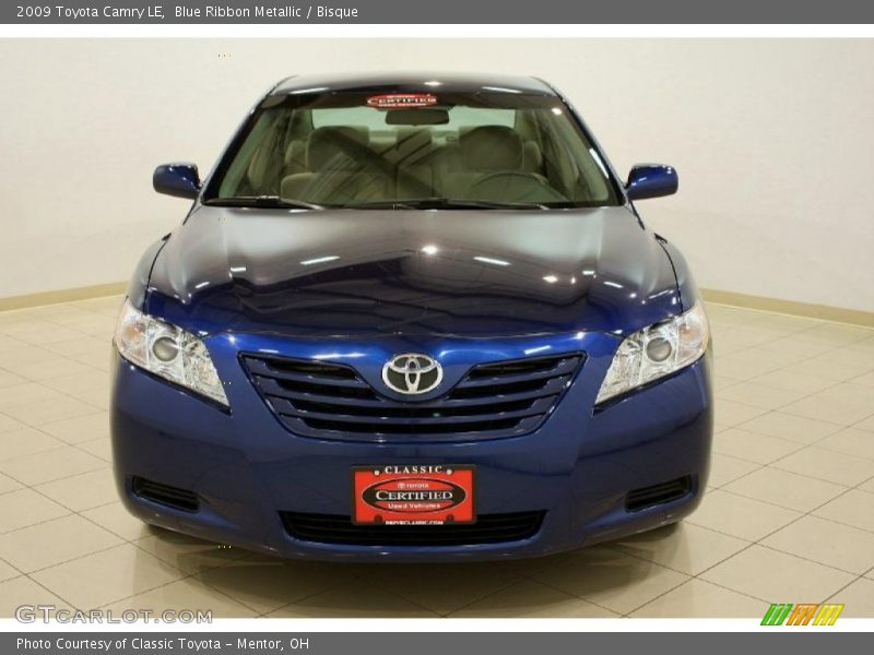 Blue Ribbon Metallic / Bisque 2009 Toyota Camry LE