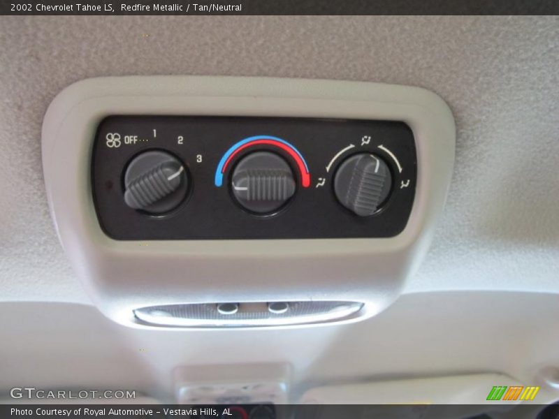 Redfire Metallic / Tan/Neutral 2002 Chevrolet Tahoe LS