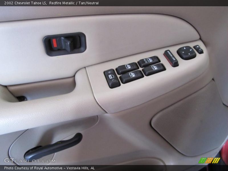 Redfire Metallic / Tan/Neutral 2002 Chevrolet Tahoe LS