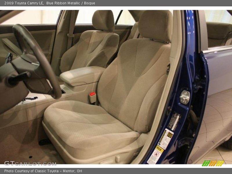 Blue Ribbon Metallic / Bisque 2009 Toyota Camry LE