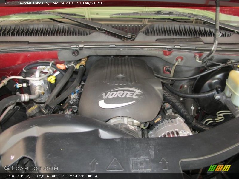 Redfire Metallic / Tan/Neutral 2002 Chevrolet Tahoe LS