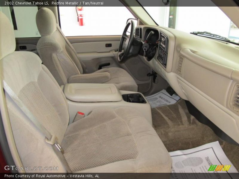 Redfire Metallic / Tan/Neutral 2002 Chevrolet Tahoe LS
