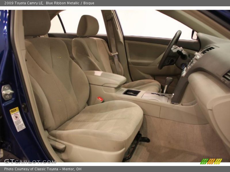 Blue Ribbon Metallic / Bisque 2009 Toyota Camry LE