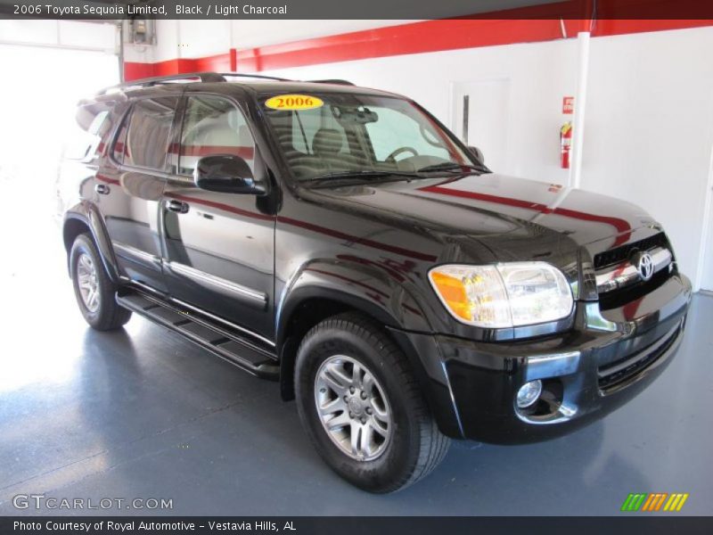 Black / Light Charcoal 2006 Toyota Sequoia Limited