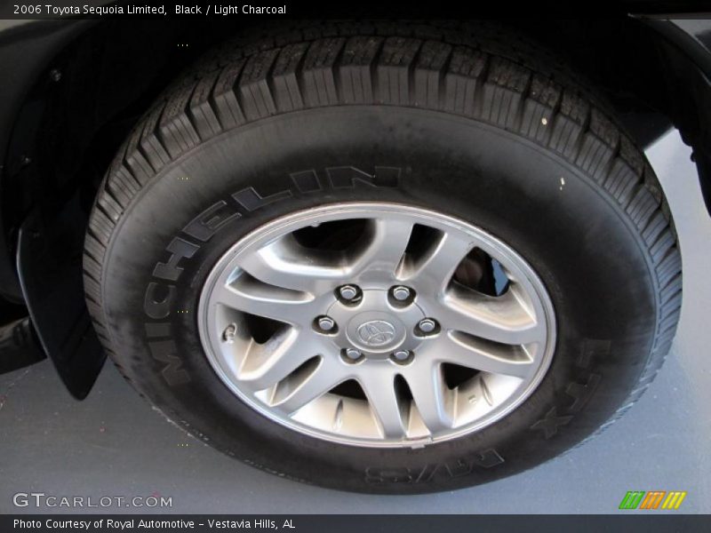 Black / Light Charcoal 2006 Toyota Sequoia Limited