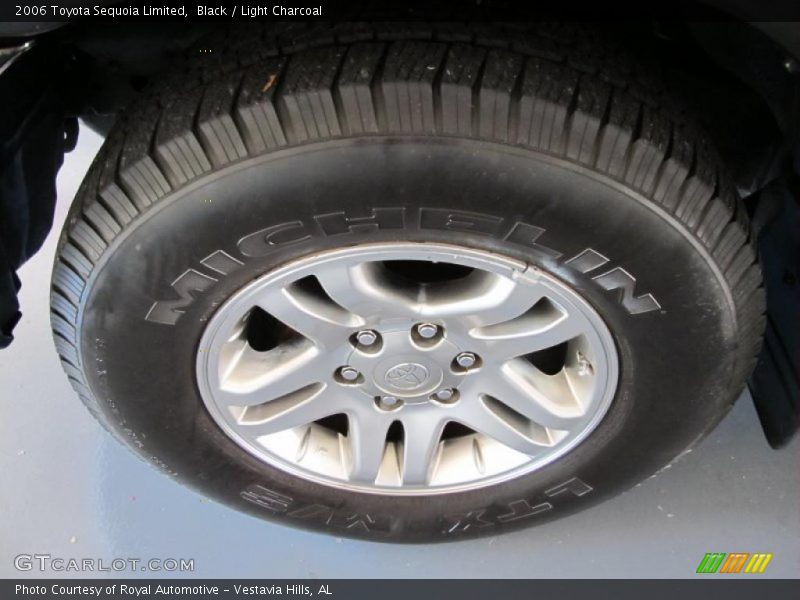 Black / Light Charcoal 2006 Toyota Sequoia Limited