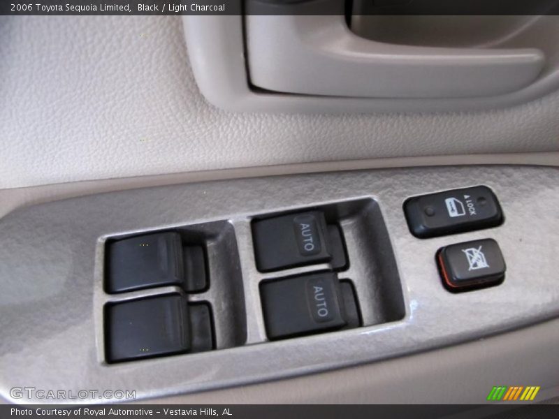 Black / Light Charcoal 2006 Toyota Sequoia Limited