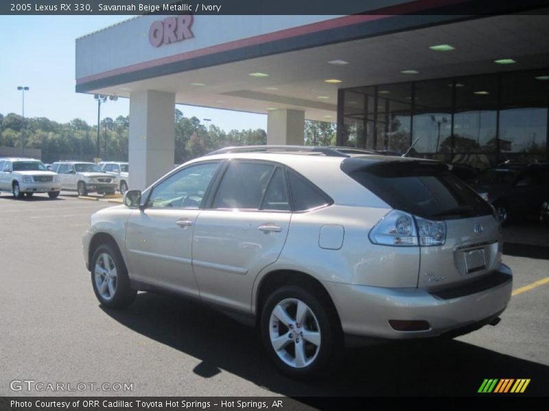 Savannah Beige Metallic / Ivory 2005 Lexus RX 330