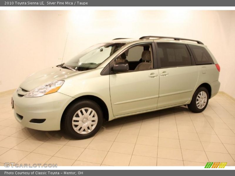 Silver Pine Mica / Taupe 2010 Toyota Sienna LE