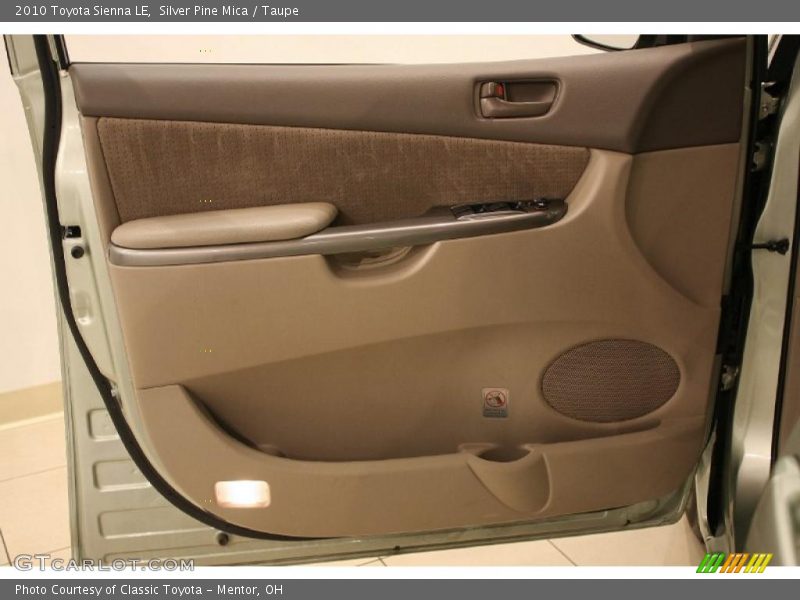 Silver Pine Mica / Taupe 2010 Toyota Sienna LE