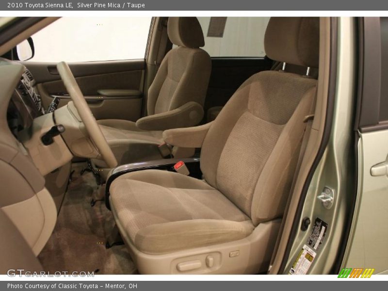 Silver Pine Mica / Taupe 2010 Toyota Sienna LE